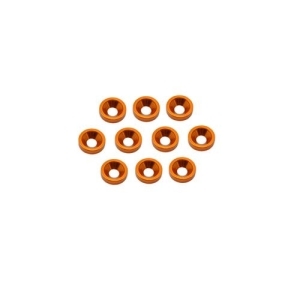 AM-020032 ARROW MAX Alu M3 Countersink Washer-Orange (10)