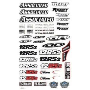 AA4710 RC12R5.2 Decal Sheet