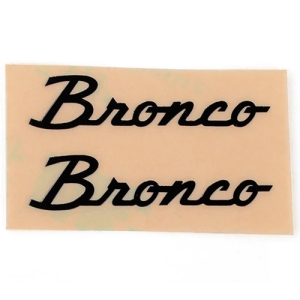 VVV-C1267 Side Metal Emblem for Axial SCX10 III Early Ford Bronco (Black)