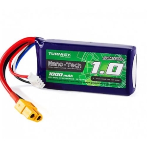 TURNIGY NANO-TECH 1000MAH 3S 40C~80C LIPO PACK W/XT60