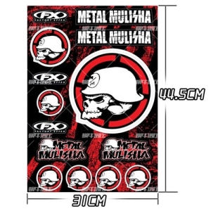 METAL MULISHA  Logo Decal Sheet   데칼 시트&amp;nbsp;&amp;nbsp;