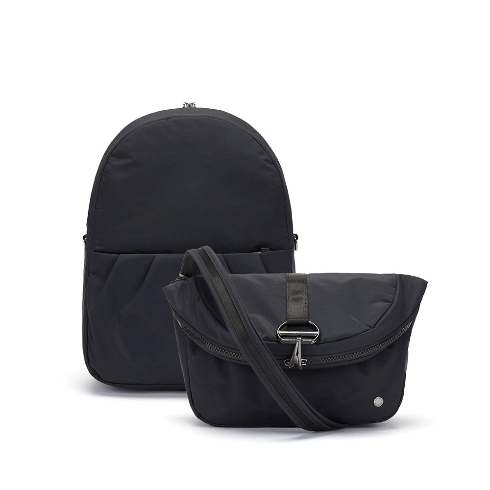 팩세이프 Citysafe CX Convertible Backpack Black 도난방지 여행용 백팩 크로스백