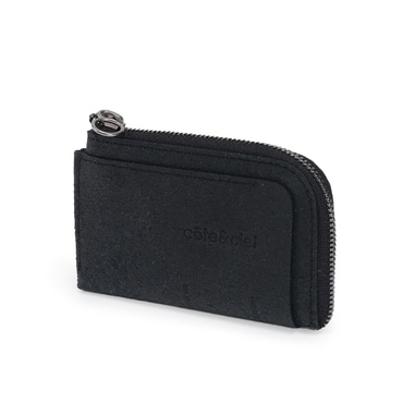 COTE&amp;CIEL Zippered Recycled Leather 지갑(28951) - 블랙