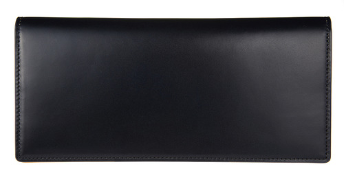 cordovan long wallet navy