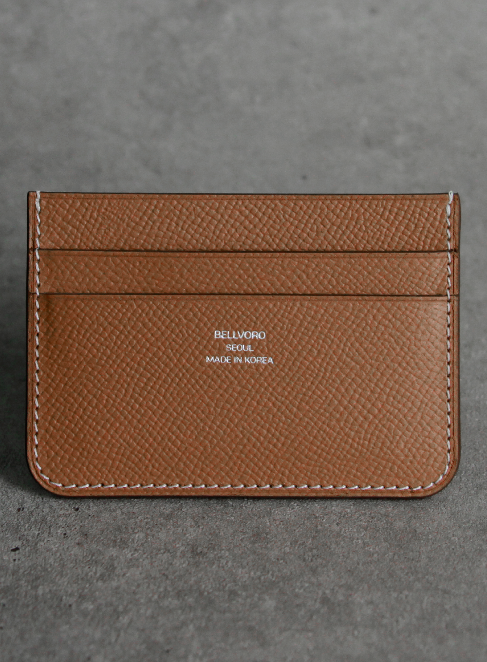 Perlinger Epsom Card holder tan BELLVORO(벨보로)