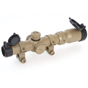 [Hammers]  Aim-O  1 - 4 x 24  Tactical Scope (1~4배 가변줌) - TAN 컬러 -