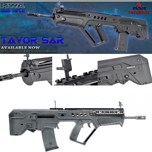 [KWA] Umarex IWI Tavor SAR 가스라이플 (GNG 칼라 메탈 소염기포함)