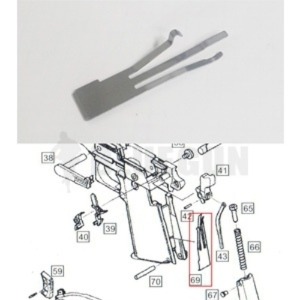 [WE] M1911용 69번 부품 판 스프링 (#NC)