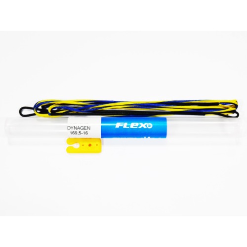 FLEX ARCHERY CUSTOM GRAVITY DYNAGEN 70&quot;-16STRAND 169.5cm YELLOW-DYNABLUEA-FAC archery