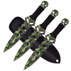 Z-HUNTER THROWING KNIVES ZB-134-3GNSA-FAC archery