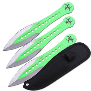 Z-HUNTER THROWING KNIVES ZB-163-3GNA-FAC archery