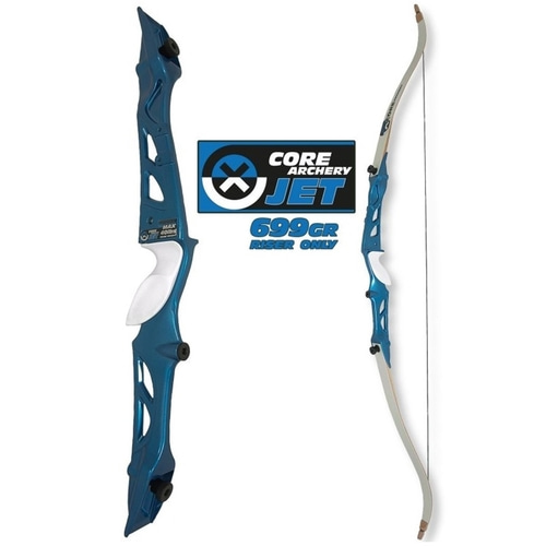 X-CORE TAKE-DOWN RECURVE RISER JET METALA-FAC archery