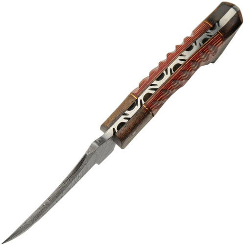 DAMASCUS FIXED BLADE KNIFE DM1333RDA-FAC archery