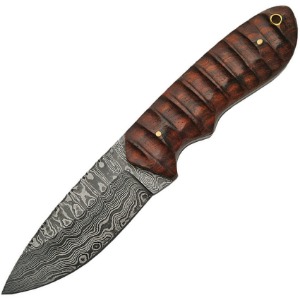 DAMASCUS FIXED BLADE KNIFE DM1141A-FAC archery