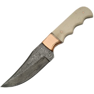 DAMASCUS FIXED BLADE KNIFE DM1153A-FAC archery