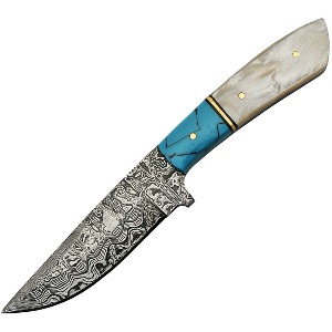 DAMASCUS FIXED BLADE KNIFE DM1230A-FAC archery