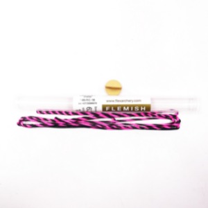 FLEX ARCHERY CUSTOM TRADITIONAL FLEMISH CARRERA 99 62&quot;-18STRAND 149cm FLO.PINK-BLACKA-FAC archery