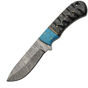 DAMASCUS FIXED BLADE KNIFE DM1297A-FAC archery