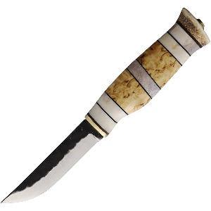 WOOD JEWEL FIXED BLADE KNIFE WJ23RIEA-FAC archery