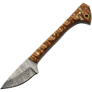 DAMASCUS FIXED BLADE KNIFE DM1320BRA-FAC archery