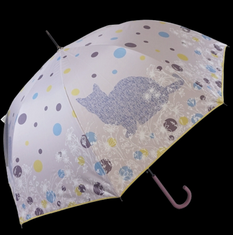 일본직수입 암막양산 장우산 고양이양우산