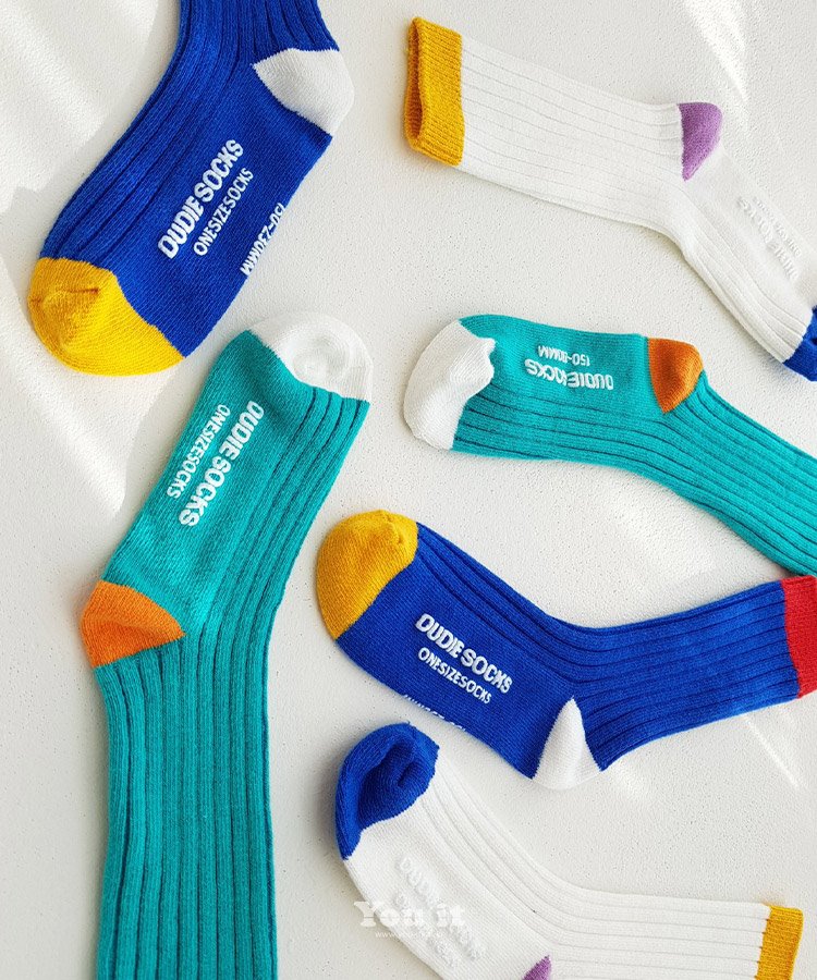 콘트라스트 socks (3p)