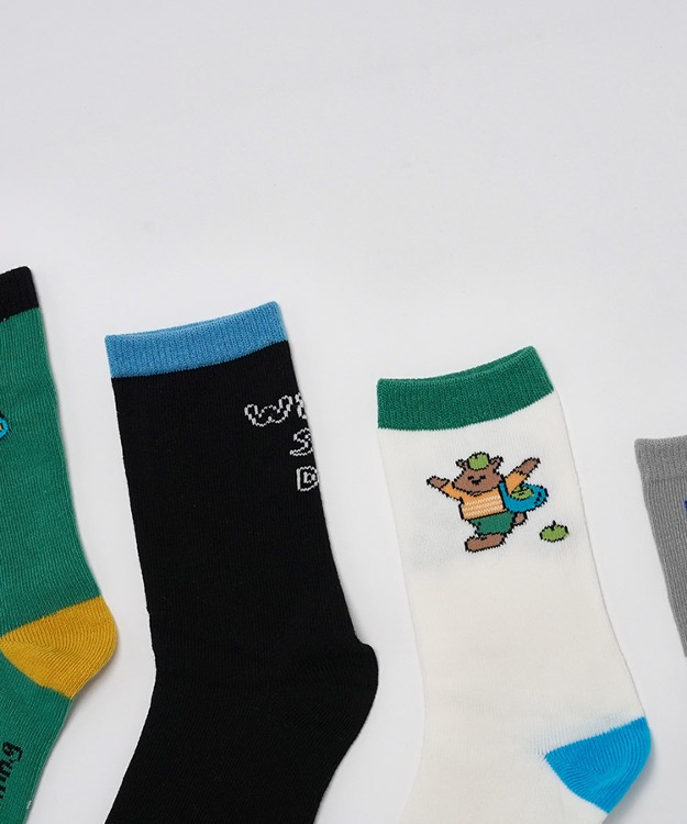 허그 도그 socks (4p)