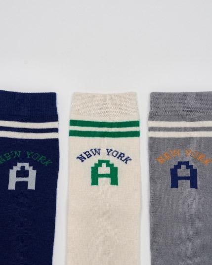 유니벌 뉴욕 socks (3p)