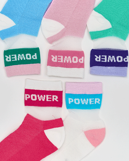 파워스 파스텔 socks (5p)