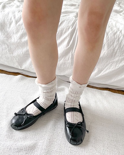 꽃라인 프릴 socks (3p)