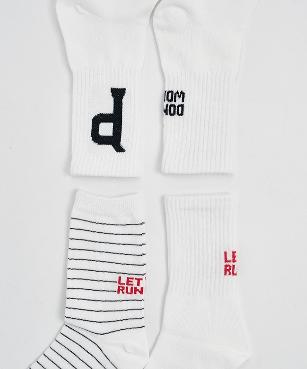 레츠고 socks (4p)