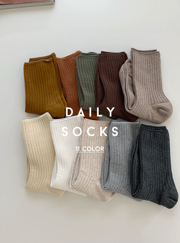 [오늘출발] 젠뉴 socks (11 color)