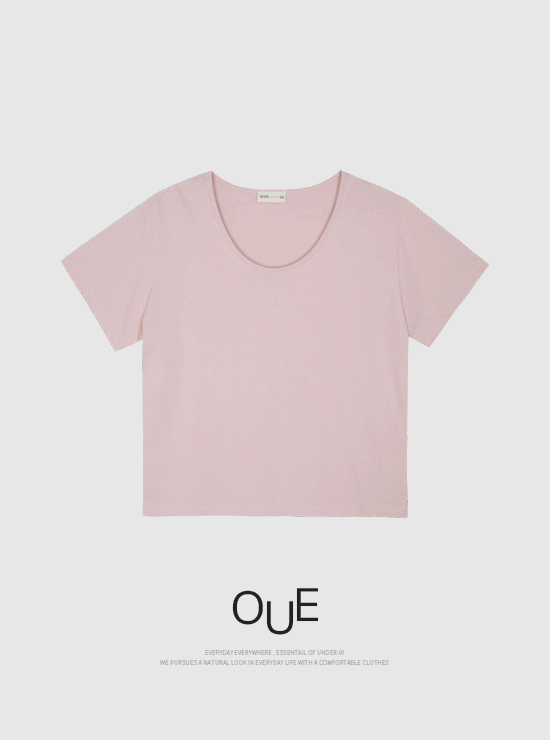 [OUE] 베이직 유넥 반팔 티셔츠 (6 color)
