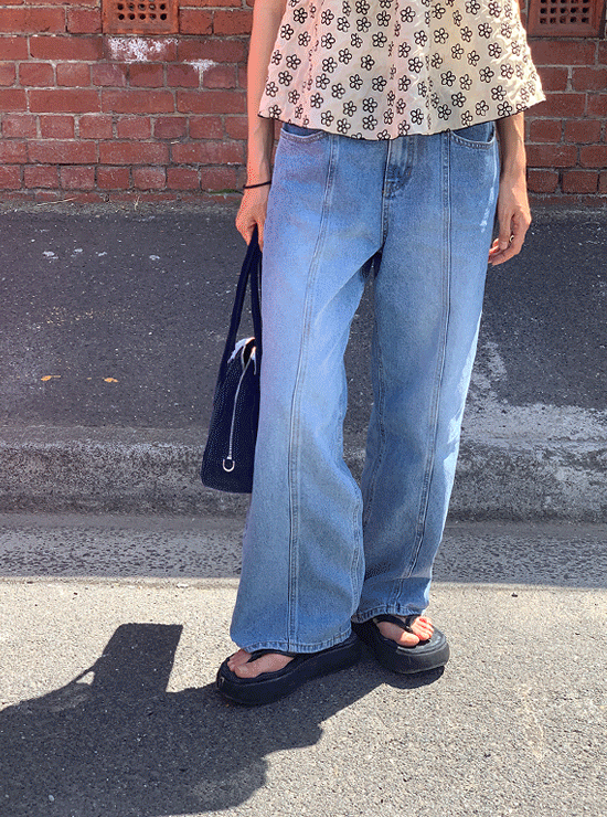 나브 데님 pants (2 color)