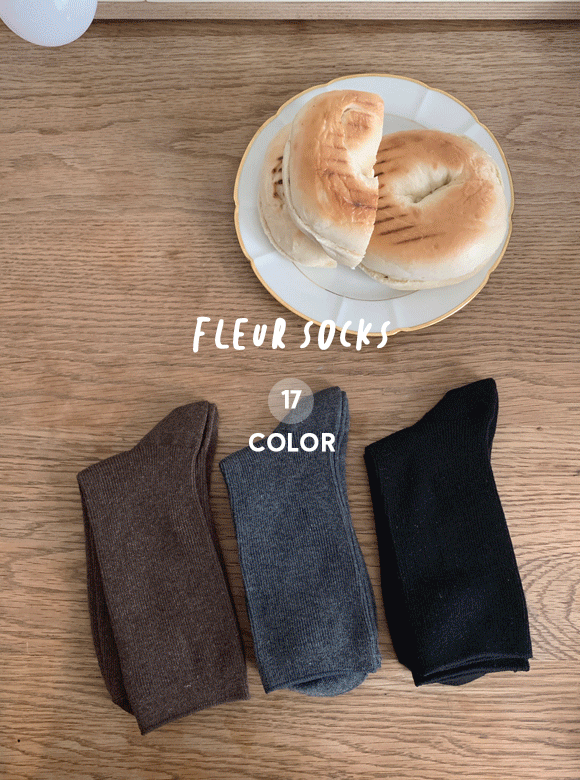 [오늘출발] 플레르 socks (17 color)