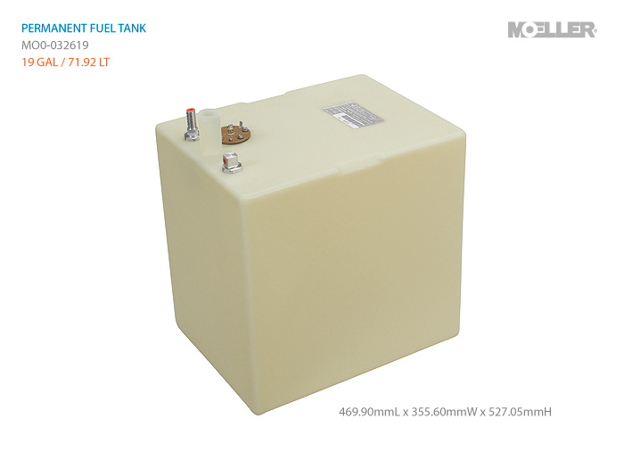 보트 영구 내장형 연료탱크 19G 72리터