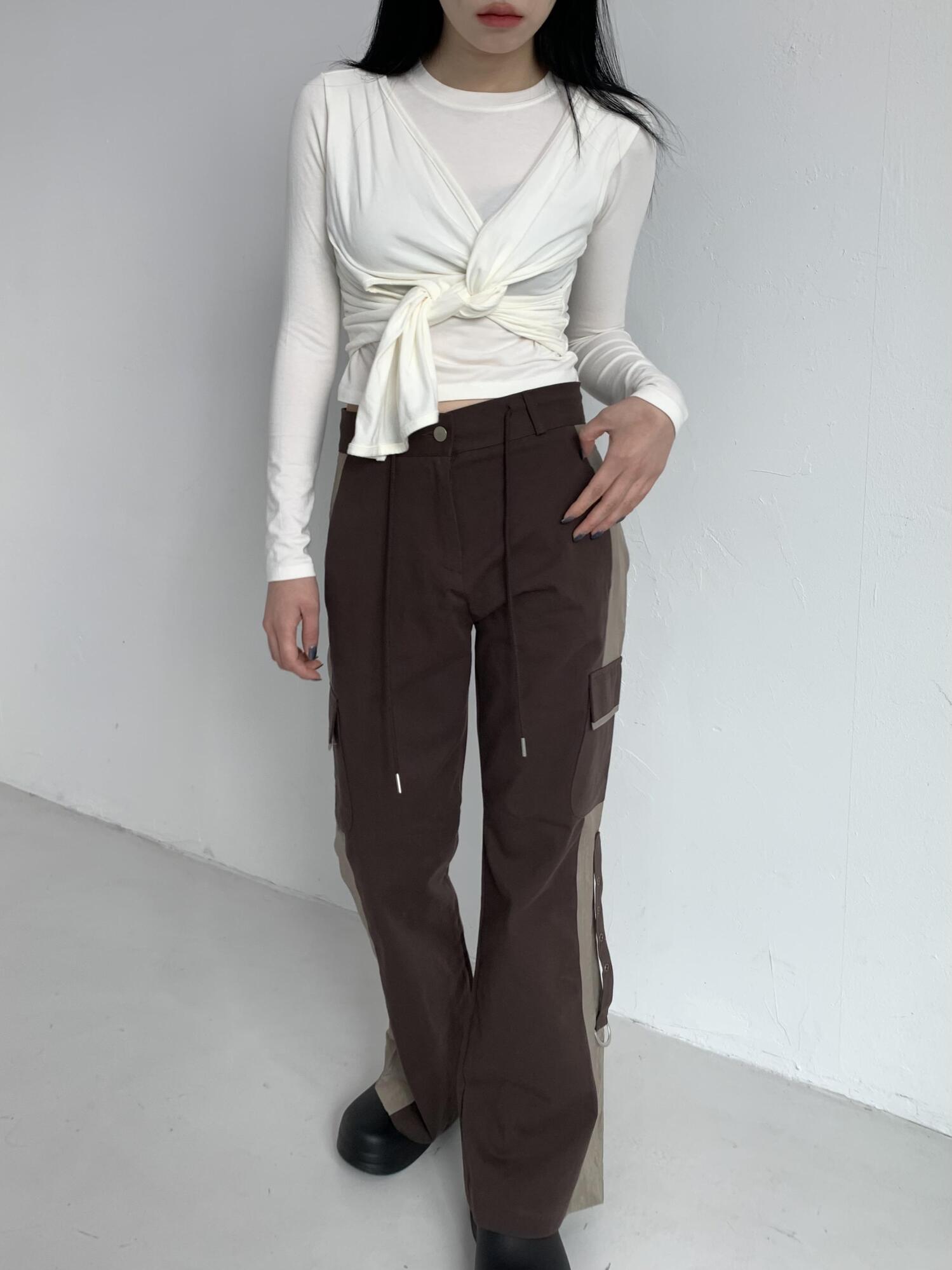 POCKET LINE PANTS