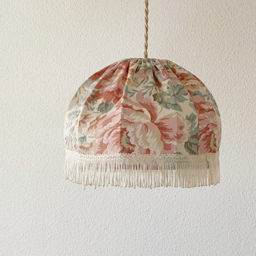 [해외배송] Vintage floral pendant lamp