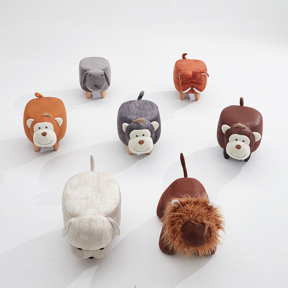 동물스툴 (몽키, 개리, 제리, 샤페이) [Animal Stool]