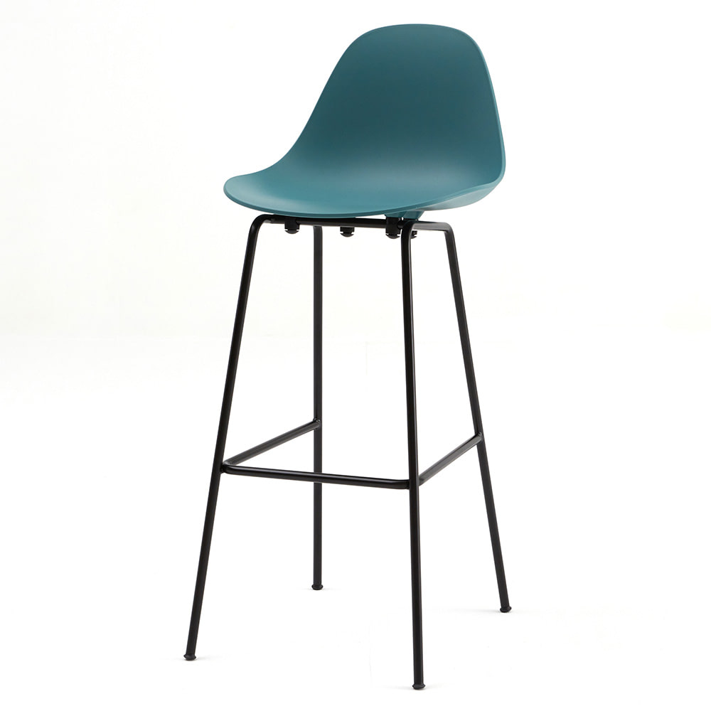 TA TO-1555 bar stool - High (SH750) [SAN Black steel base]