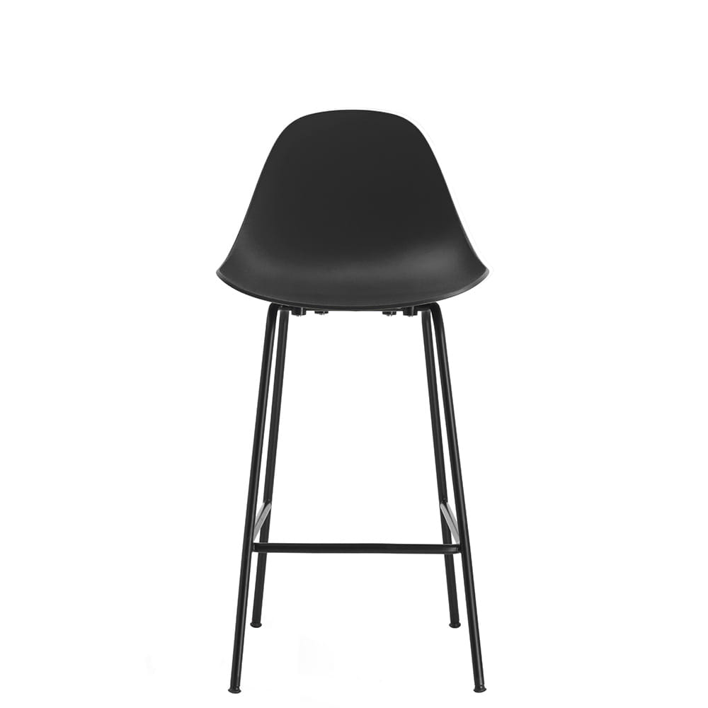 TA TO-1555 bar stool - Low (SH650) [SAN Black steel base]