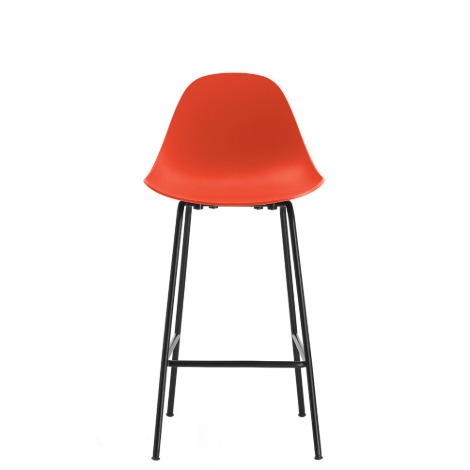 TA TO-1555 bar stool - Low (SH650) [SAN Black steel base]