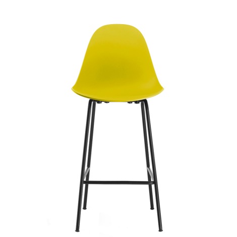 TA TO-1511 bar chair - Low (SH650) [SAN Black steel base]