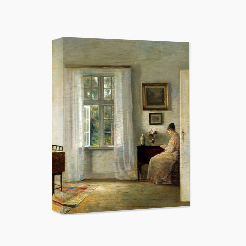 Carl Vilhelm Holsoe,칼 빌헬름 홀소에 (독서하는 여성)