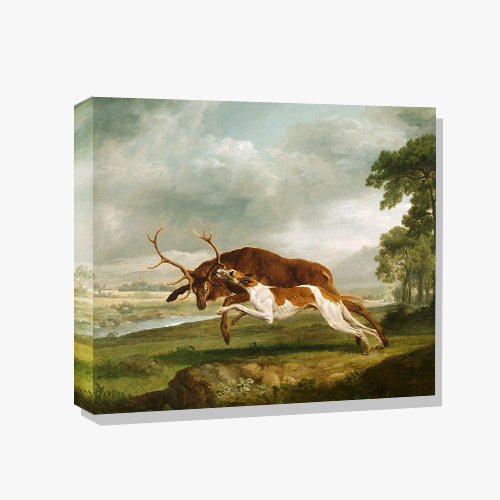 George Stubbs, 조지 스터브스 (사슴을 사냥하는 사냥개)