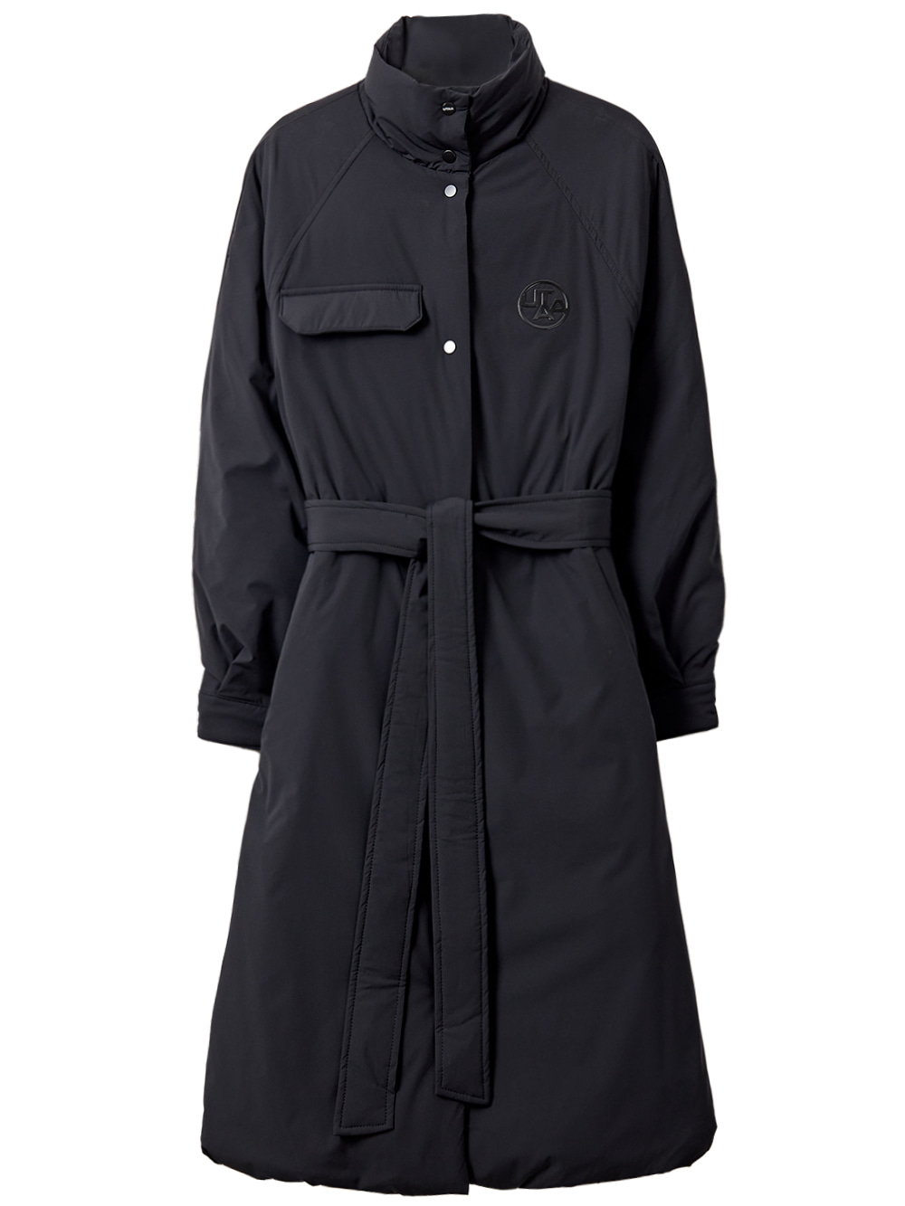 UTAA Grace Long Down Coat : Night Black (UA4DJF744BK)