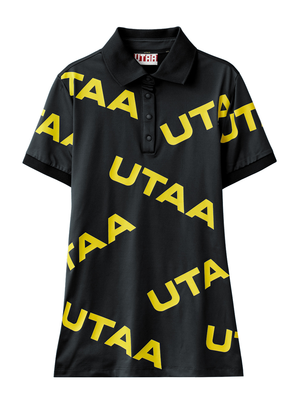 UTAA Logo Wave PK T-Shirts : Black (UB2TSF110BK)