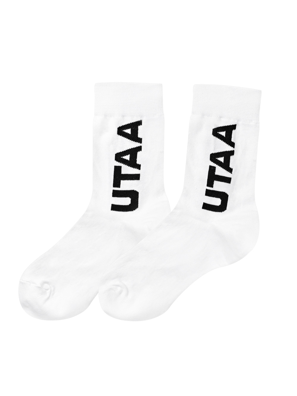 UTAA Logo Socks : White (UD0GSF152WH)