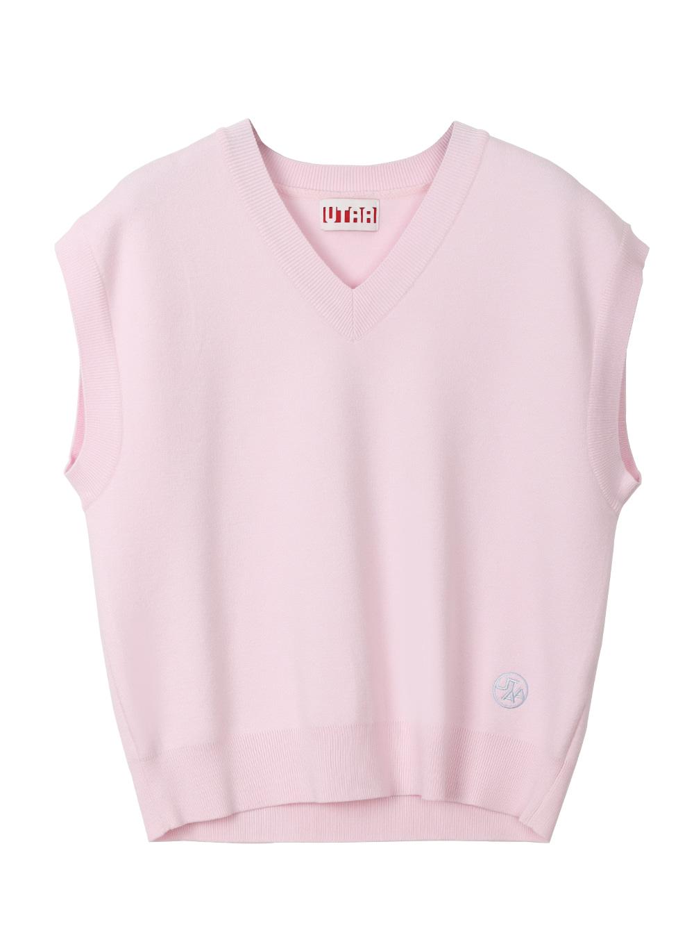 UTAA Pastel Over Fit Knit Vest : Womens (UB3KVF800LP)