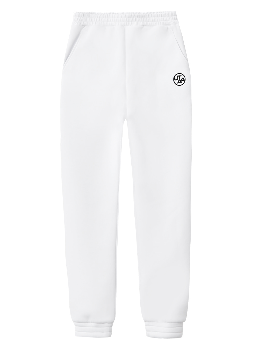 UTAA Symbol Neoprene Basic Jogger Pants : Women&#039;s White (UB3SPF300WH)